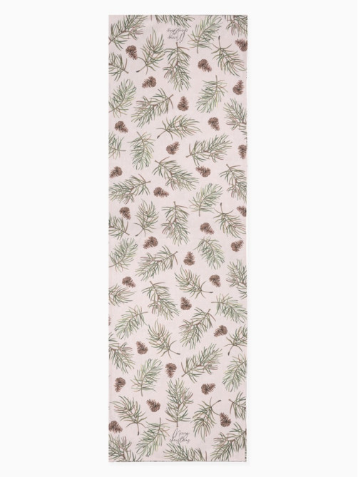 Дорожка новогодняя на стол «Этель» Christmas tree, 40×147 см, 100% хлопок, саржа 190 г/м²