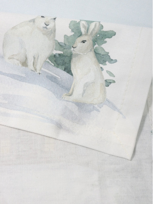 Дорожка новогодняя на стол «Этель» Forest animals, 40×147±5 см, 100% хлопок, саржа 190 г/м²