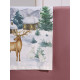 Дорожка новогодняя на стол «Этель» Forest animals, 40×147±5 см, 100% хлопок, саржа 190 г/м²