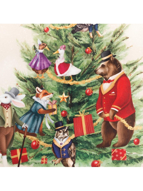 Дорожка новогодняя на стол «Этель» Noble Christmas, 40×147±5 см, 100% хлопок, саржа 190 г/м²