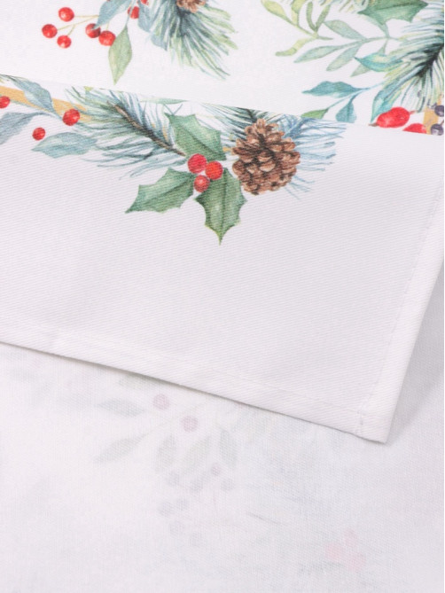 Дорожка новогодняя на стол «Этель» Christmas bells, 30×70±5 см, 100% хлопок, саржа 190 г/м²