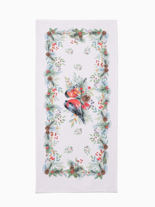 Дорожка новогодняя на стол «Этель» Christmas bells, 30×70±5 см, 100% хлопок, саржа 190 г/м²