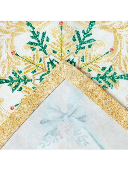 Дорожка на стол новогодняя Golden Christmas 40×147 см, 100% хлопок, саржа 190 гр/м3