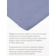 Пододеяльник евро «Этель» Plain collection, 200×215 см, поплин, голубой
