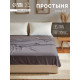 Простыня евро «Этель» Base Collection, 200×215 см, хлопок 100%, бязь, серая