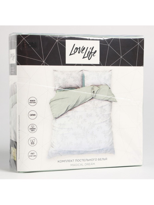Постельное бельё 1.5-спальное LoveLife Magical dream, сатин