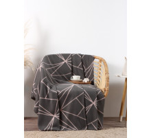 Плед флисовый «Экономь и Я. Орнамент», 150×130 см, 160 г/м²
