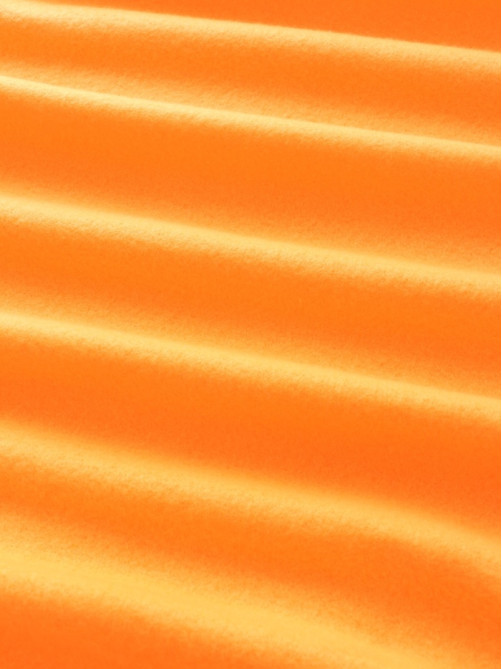 Плед флисовый «Экономь и Я», 150×130 см, 160 г/м², оранжевый