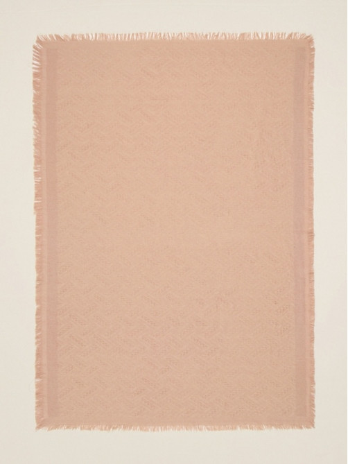 Плед с бахромой SL Home Warm, 130×180 см, бежевый