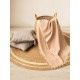 Плед с бахромой SL Home Warm, 130×180 см, бежевый