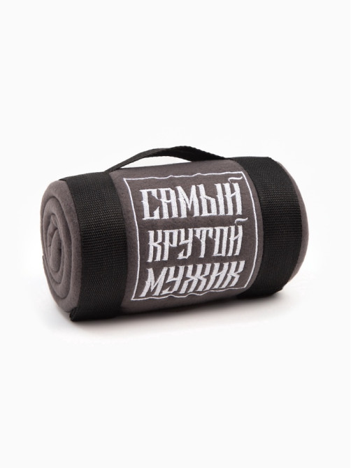 Плед флисовый «Этель. Крутой мужик», 130×150 см, флис 160 г/м²