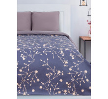 Покрывало 1.5-спальное «Этель» Flowers, 150×215 см, 100% хлопок