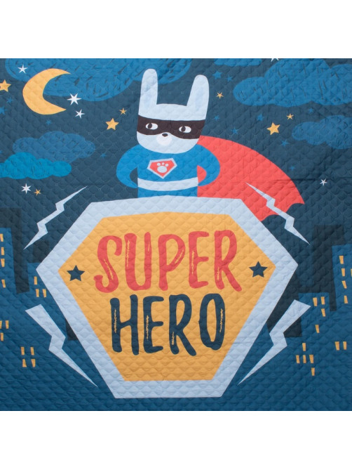 Покрывало 1.5-спальное «Этель» Super hero, 145×210 см, микрофибра