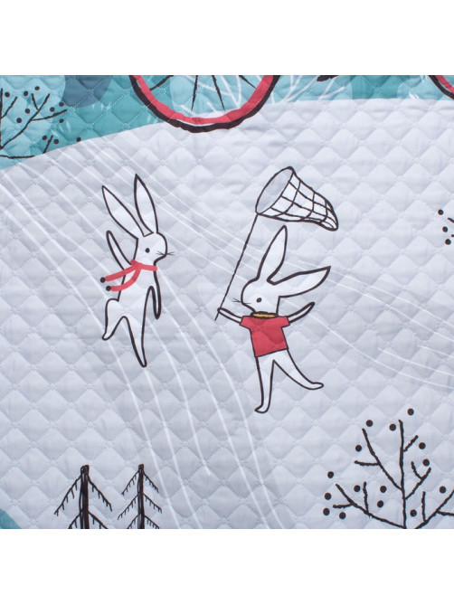 Покрывало 1.5-спальное «Этель» Brave bear, 145×210 см, микрофибра