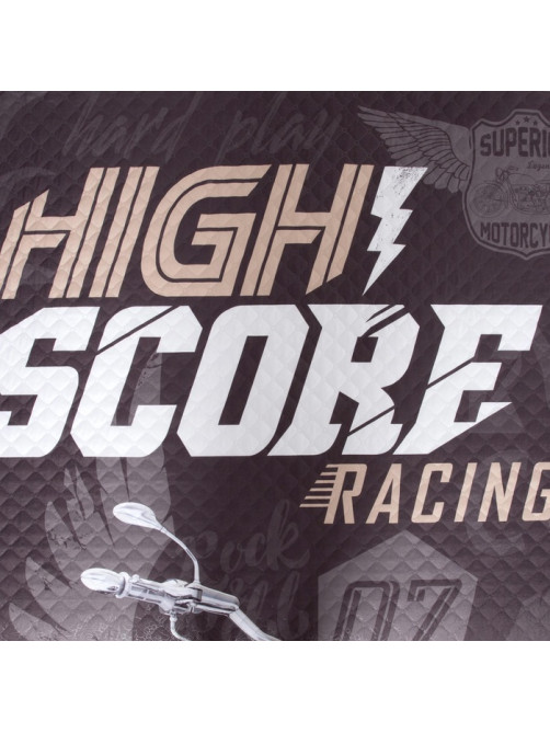 Покрывало 1.5-спальное «Этель» High score, 145×210±5 см, микрофибра