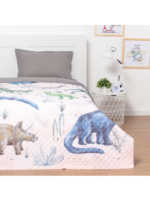 Покрывало 1.5-спальное «Этель» Just dino, 145×210 см, микрофибра