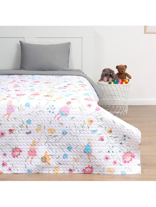 Покрывало 1.5-спальное «Этель» Fairy tale, 145×210±5 см, микрофибра