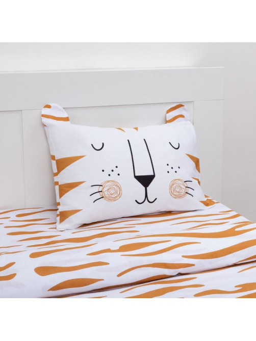 Постельное бельё 1.5-спальное «Этель» Sleepy tiger, бязь