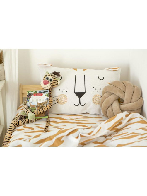 Постельное бельё 1.5-спальное «Этель» Sleepy tiger, бязь