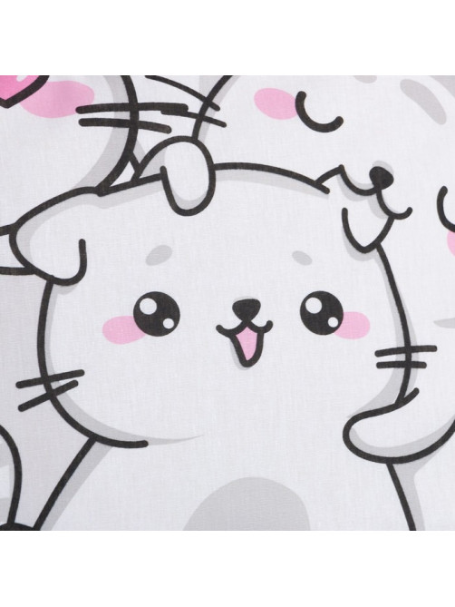 Постельное бельё 1.5-спальное «Этель» Sweet cats, бязь