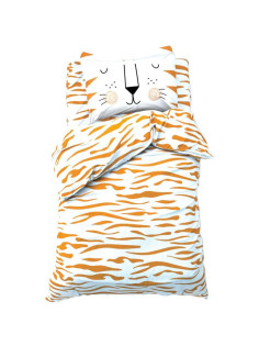 Постельное бельё 1.5-спальное «Этель» Sleepy tiger, бязь