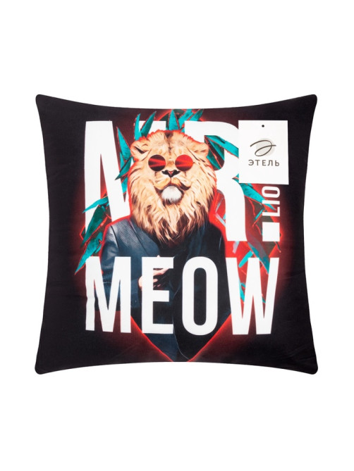 Подушка декоративная «Этель» Lion king, 40×40 см, велюр