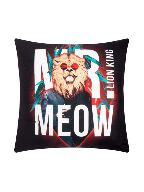 Подушка декоративная «Этель» Lion king, 40×40 см, велюр