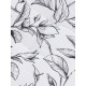 Подушка на стул «Доляна» Plant leaves, 42×42 см, белая
