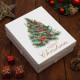 Полотенца махровые «Этель» Merry christmas, 30×30 см - 5 шт., 100% хлопок, 340 г/м²