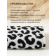 Полотенце махровое «Этель» Leopard, 50×90 см, 100% хлопок, 420 г/м², чёрно-белое