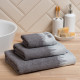 Полотенце махровое Love Life Winter dream 70×130 см, 100% хлопок, 400 г/м², серое