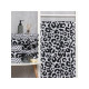 Полотенце махровое «Этель» Leopard, 50×90 см, 100% хлопок, 420 г/м², чёрно-белое