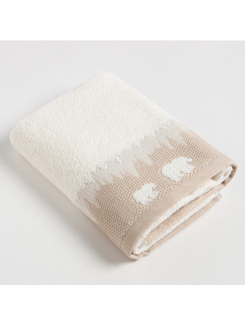 Полотенце махровое Love Life Winter dream 70×130 см, 100% хлопок, 400 г/м², белое