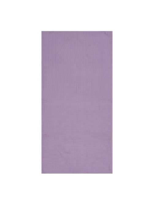 Полотенце банное вафельное «Этель» Boho, 67×140 см, 100% хлопок, 290 г/м², сиреневое