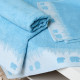 Полотенце махровое Love Life Winter dream 70×130 см, 100% хлопок, 400 г/м², голубое