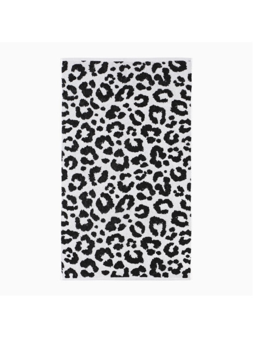 Полотенце махровое «Этель» Leopard, 50×90 см, 100% хлопок, 420 г/м², чёрно-белое
