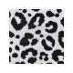 Полотенце махровое «Этель» Leopard, 50×90 см, 100% хлопок, 420 г/м², чёрно-белое