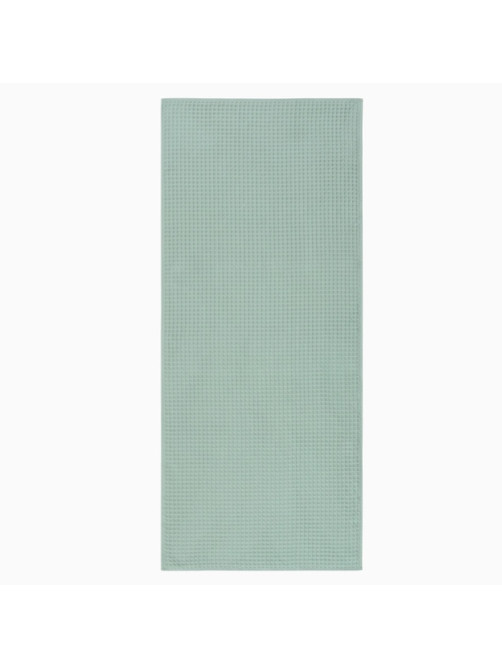 Полотенце банное вафельное «Этель» Boho, 67×140 см, 100% хлопок, 290 г/м², мятное