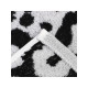Полотенце махровое «Этель» Leopard, 50×90 см, 100% хлопок, 420 г/м², чёрно-белое