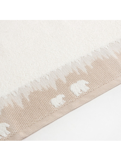 Полотенце махровое Love Life Winter dream 70×130 см, 100% хлопок, 400 г/м², белое