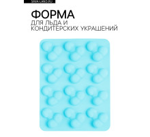 Форма для шоколада, 18×13 см, голубой, 18+