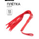 Плетка БДСМ, кистевая, красная, экокожа, 55 см