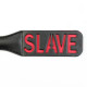 Шлёпалка БДСМ «SLAVE‎», черная, ПВХ, 38×5 см