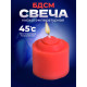 Свеча для БДСМ «‎Роза», красная, низкотемпературный воск, 3.2 см