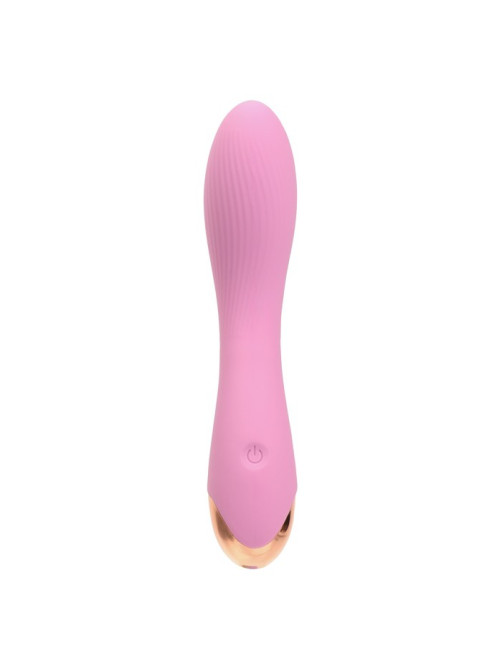 Вибратор со стимуляцией точки G, 18×3.8 см, розовый