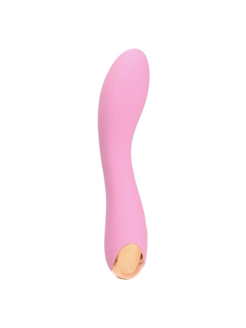 Вибратор со стимуляцией точки G, 18×3.8 см, розовый