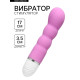 Вибратор со стимуляцией точки G, 17×3.5 см, розовый