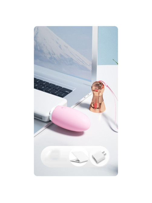 Вибратор для клитора и сосков, 10 режимов, USB, розовый
