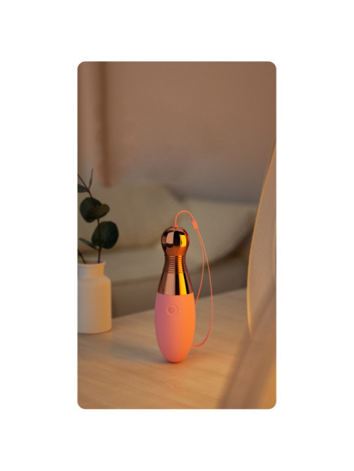 Вибратор для клитора и сосков, 10 режимов, USB, розовый