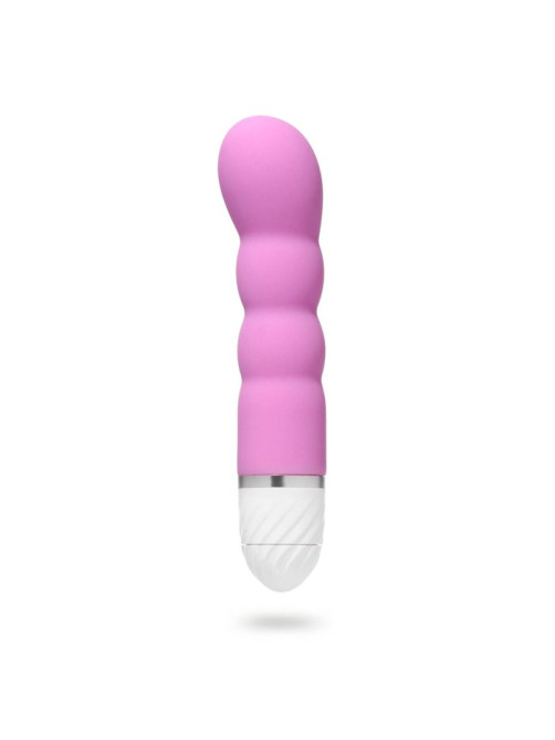 Вибратор со стимуляцией точки G, 17×3.5 см, розовый